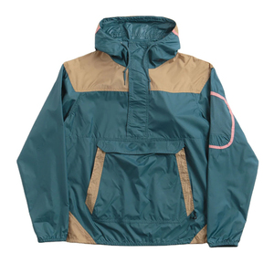 Chaqueta Cortavientos de Alta Gama, Mezcla de Algodón, Poliéster y Nailon, Media Cremallera, Estilo Anorak, Personalizable, Ligera, para Hombre - Product Image 1