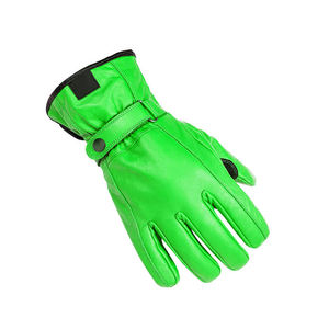 Gants de moto imperméables teints en plaine Gants de moto à écran tactile Meilleur produit Gant de course en cuir de moto pour hommes pour coureurs - Product Image 6