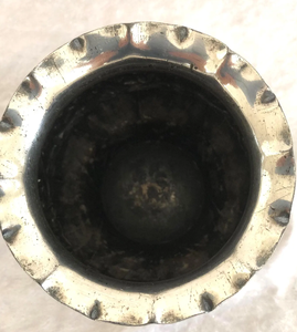 Jardinières en métal rondes en laiton gaufré et pot à fleurs décoratif pour la maison, ensemble de jardinières rondes dorées pour le jardin et le balcon - Product Image 4