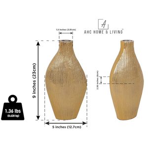 Florero de metal Estilo Vintage de calidad de exportación para bodas rústicas Centro de mesa ideal para eventos disponible al mejor precio - Product Image 3