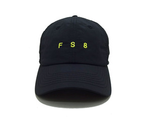 Gorra de Béisbol sin Estructura al por Mayor con Logotipo FS8 Bordado en Amarillo Neón, Ligera, de Nailon, para Rendimiento Deportivo - Product Image 1