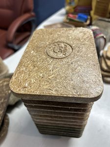 ภาชนะบรรจุอาหารทำจากรำข้าวสาลี300มล. เป็นมิตรกับสิ่งแวดล้อมภาชนะบรรจุอาหารย่อยสลายได้ทางชีวภาพสามารถย่อยสลายได้ตามธรรมชาติสำหรับงานร้านอาหารและบรรจุภัณฑ์อาหาร - Product Image 2