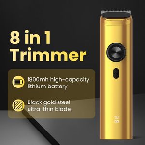 Tondeuse Professionnelle Homme pour Cheveux et Barbe, Ensemble Ajustable pour Visage et Tête, Lames en Acier Inoxydable IPX7, Alimentation USB pour Rasage, Barbier, US - Product Image 3