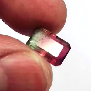 1ชิ้นพลอยทัวร์มาลีนธรรมชาติ10x8มม. ตัดเป็นชิ้นสี่เหลี่ยม3.45ก้อนก้อนก้อนพลอยสังเคราะห์สีเขียวชมพูสำหรับทำเครื่องประดับ - Product Image 4