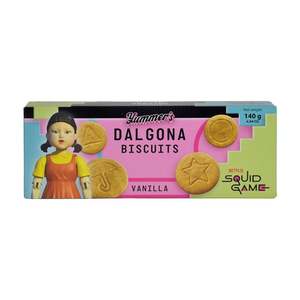 Yummers Squid Game Candy Dalgona <b>Vanilla</b> Biscuits 140g Korean Style Snack Wholesale Price Best Quality Hot Selling Factory - Product Image 1