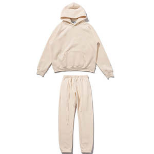 Ensemble de jogging deux pièces surdimensionné pour femme, sweat-shirt et pantalon, veste d'hiver, coupe ample, motif de tissu décoratif, taille 3XL - Product Image 4