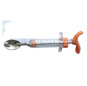 Jeringa de alimentación para pájaros, cuerpo de plástico, jeringa de plástico veterinaria transparente, Lisa con acero inoxidable - Product Image 4