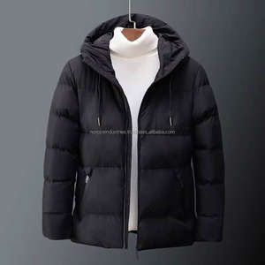 Chaqueta de Plumón Personalizada, Económica, Nueva Moda Masculina, Chaqueta Acolchada Informal para Exteriores, Abrigo Acolchado Cálido de Talla Grande - Product Image 3