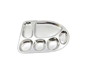 Thalis en acier ensemble de thalis en acier stl compartiment en acier inoxydable thali plateau de nourriture thali plats en acier inoxydable royaume-uni thali plaque tache - Product Image 2
