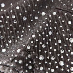 Pantalones cortos rectos de mezclilla de verano a la moda, cintura alta, lavado ligero ecológico, cómodo diseño de botones, patrón sólido, ropa informal - Product Image 4