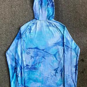 Ropa de Pesca Transpirable de Secado Rápido UPF 50+, Camisas de Pesca de Manga Larga, Sudadera con Capucha de Pesca de Diseño Personalizado en Venta - Product Image 4