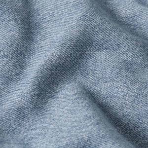 Veste de couleurs contrastées pour hommes veste en jean boutonnée streetwear décontracté personnalisé coupe ajustée à manches longues camionneur lavé vintage - Product Image 5