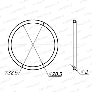 Junta tórica ORJA08 para ORJA08 JF402E, JF405E (SR410, SR412, SR413) - Product Image 2