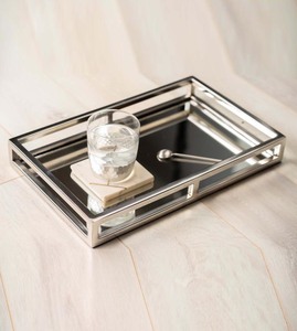 Luxury <b>Rustic</b> Metal Iron <b>Decorative</b> Tray Customizable Food Serving Display for Dining Tabletop Unique Shape for <b>Home</b> <b>Decoration</b> - Product Image 2