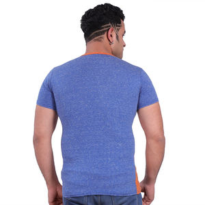 Hombres 100% algodón 240sm Calidad de lujo de gran tamaño Boxy Fit Drop Shoulder Diseño personalizado en blanco Mock Neck Camiseta de calidad premium - Product Image 5