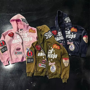 Sweat à capuche doublé en satin personnalisé unisexe pour hommes Pull à capuche avec broderie et cordon de serrage pour hommes BY KINGPLAY - Product Image 5