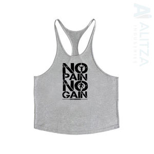 Casual Athletic Men's Tank Top <b>100</b>% Cotton Slim Fit with Custom Event Print High Quality for Bulk Orders Promotions - Product Image 4