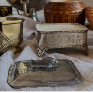 Vela Aromática de Cera de Soya en Frasco Decorativo de Latón y Aluminio, Portavelas para Hotel, Fragancia para el Hogar, Decoración de Mesa, Vidrio - Product Image 4