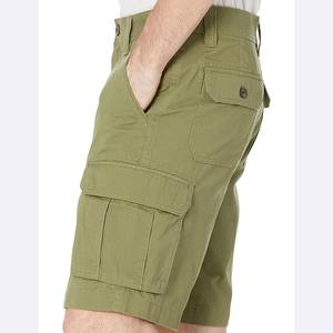 Custom Men Denim <b>Shorts</b> in <b>Chino</b> Cotton Fabric with Multi-Pocket Functionality and Belted <b>Waist</b> Cargo <b>Shorts</b> for Men - Product Image 3