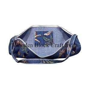 Bolsas de Yoga de Algodón Hechas a Mano con Correas para el Hombro, Reciclables, Plegables, Fáciles de Transportar, Diseño de Logotipo Personalizado, Unisex Casual - Product Image 5