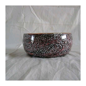 Saladier en bambou rustique fait à la main Surface lisse durable motif en bois naturel pour les collations à manger ou décor de cuisine - Product Image 1