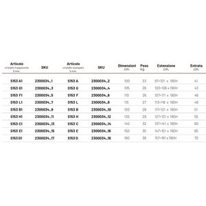 S153เบิร์ชเลื่อนได้2ประตูบานเลื่อนกระจก5มม. พร้อมโครเมี่ยม IX ปรับขนาดได้160ซม. สำหรับพื้นที่ขนาดเล็ก - Product Image 4