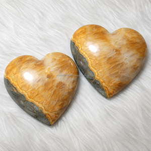 ขายส่งหินแจสเปอร์ธรรมชาติจากอินโดนีเซีย รูปหัวใจ คุณภาพสูง ขัดเงา ขนาด 8×8×3 ซม. คริสตัลบำบัด งานฝีมือ - Product Image 1