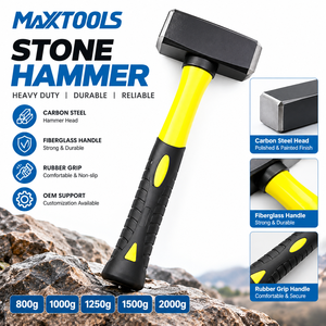 <span class=keywords><strong>Marteau</strong></span> de <span class=keywords><strong>géologue</strong></span> OEM en acier au carbone avec manche en fibre de verre et caoutchouc, <span class=keywords><strong>marteau</strong></span> à pierre 800g 1000g 1250g 1500g - Product Image 1