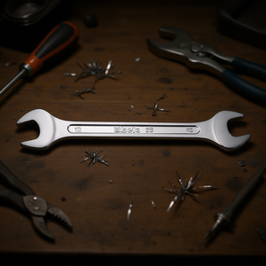 Chiavi a forchetta cromate a doppia estremità - Product Image 3