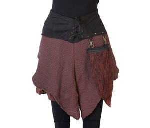 Novedad OEM, minifaldas de lujo sexis de cuero para mujer, minifaldas de cintura Natural, ropa de calle bordada de alta calidad, gran oferta - Product Image 1