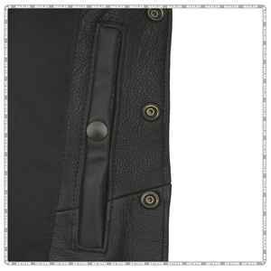 Equipo de motocicleta personalizado certificado CE para hombres Ropa deportiva protectora de alto rendimiento-Chaleco de cuero para hombre Ropa de talla grande - Product Image 4