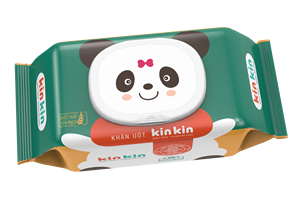 Kinkin 100 pieces <b>Wet</b> <b>Wipes</b> Baby <b>Wipes</b> Non-Woven fabric Children Babies Cleaning <b>wet</b> <b>wipes</b> Made in Vietnam - Product Image 3