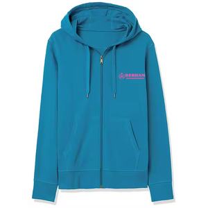 Sweat à capuche zippé unisexe de haute qualité 100% coton molletonné/éponge française Confortable, élégant, décontracté, respirant, séchage rapide - Product Image 4