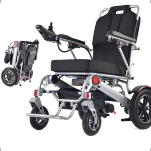 Nuevo producto, silla de ruedas eléctrica plegable con control remoto y herramienta de torneado avanzada - Product Image 1