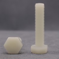 Vis à tête hexagonale en plastique d'approvisionnement d'usine chinoise boulons en plastique