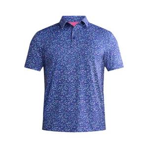 Polos personalizados Casual Slim Fit Basic Cotton American Lapel Casual Simple Semi-zipper Trendy Brand Top de manga corta - Product Image 1