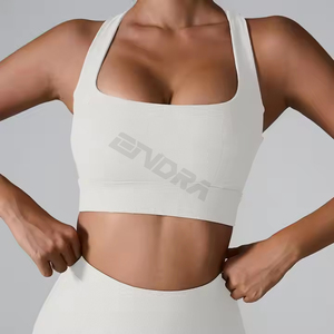Femme vêtements de sport mode course sport gym débardeur sans manches col haut yoga hauts séchage rapide - Product Image 2