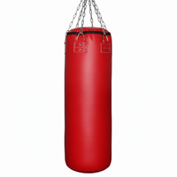 Sacs de frappe d'entraînement de Taekwondo personnalisés à prix d'usine, en cuir de haute qualité avec remplissage de sable