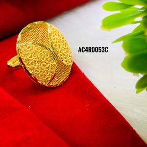 Nouveauté Bagues tendance plaqué or 18 carats, design tendance, bijoux d'un gramme pour femmes - Product Image 2