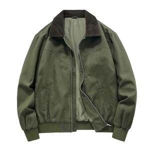 2025 Mens Bomber <span class=keywords><strong>Jacket</strong></span> 2023 Nova Primavera Outono Masculino Jaquetas de Beisebol Piloto Homens Outwear Casaco Verde Do Exército Zipper Men