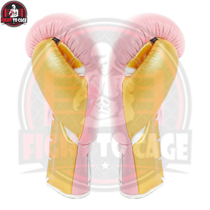 Gants de boxe en cuir de qualité supérieure à lacets - Absorption des chocs, légers, durables, design OEM pour l'entraînement professionnel - Product Image 2