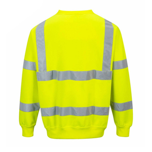 Sudadera con Capucha de Seguridad de Alta Visibilidad, Transpirable, de Poliéster, con Logotipo Personalizado, para Trabajo de Invierno y Construcción - Product Image 3