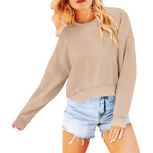 เสื้อครอปสตรีทเสื้อครอปเปิดไหล่คอกลมเสื้อฮิปฮอปสตรีทเสื้อฮู้ดโอเวอร์ไซส์ออกแบบได้ตามต้องการ - Product Image 1