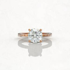 1.50ct สุดพิเศษแหวนหมั้นเงินสำหรับผู้ใหญ่แบบคลาสสิกสี่ง่ามเครื่องประดับเจ้าสาวสุดหรูขายส่งจากโรงงาน - Product Image 4