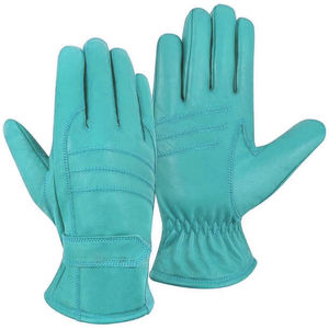 OEM ODM service personnalisé en cuir véritable longueur du poignet hommes hiver nouvelle mode coupe-vent en cuir PU gants écran tactile - Product Image 1