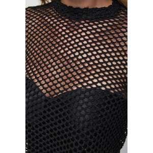 Blusa de malla de manga larga - Product Image 4