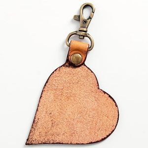 Hand Carved Tooled Leather Key Chains Cute Exotic Shape Leather Key Rings Tooled Leather Accessories Cute Key Chains for Unisex - Product Image 3