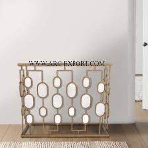 Mesa de consola decorativa para restaurante multicolor de Metal con diseño de árbol, mesas de consola interiores hechas a mano de lujo de la más alta calidad - Product Image 5