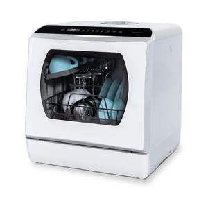 Countertop <b>Dishwasher</b>, 5 Washing Programs <b>Portable</b> <b>Dishwasher</b> With 5-Liter Built-in Water Tank For Glass Door - Product Image 1