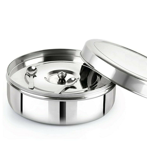 igh Quality Stainless Steel Spice Box Masala Box With 7 Bowls high quality product king international